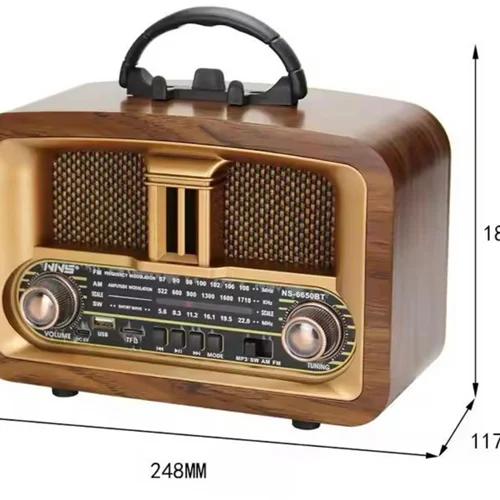 رادیو اسپیکر Ns-6650BT - ٣موج