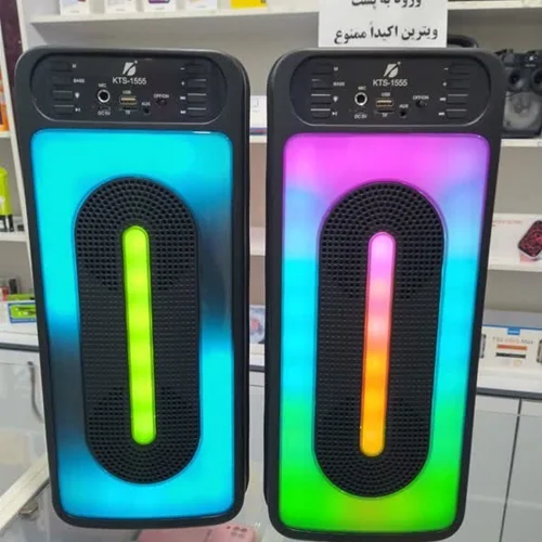 اسپیکر قابل حمل کی تی اس مدل KTS-1555 بیس دار