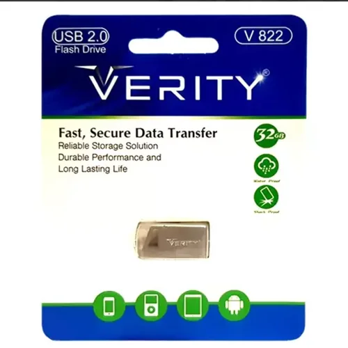 فلش مموری وریتی مدل V822 حافظه 32 گیگابایت USB 2.0