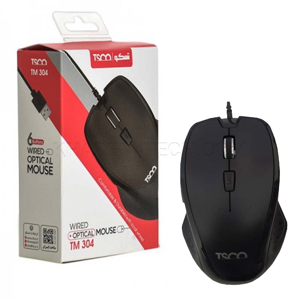 ماوس تسکو مدل TM304 باسیم