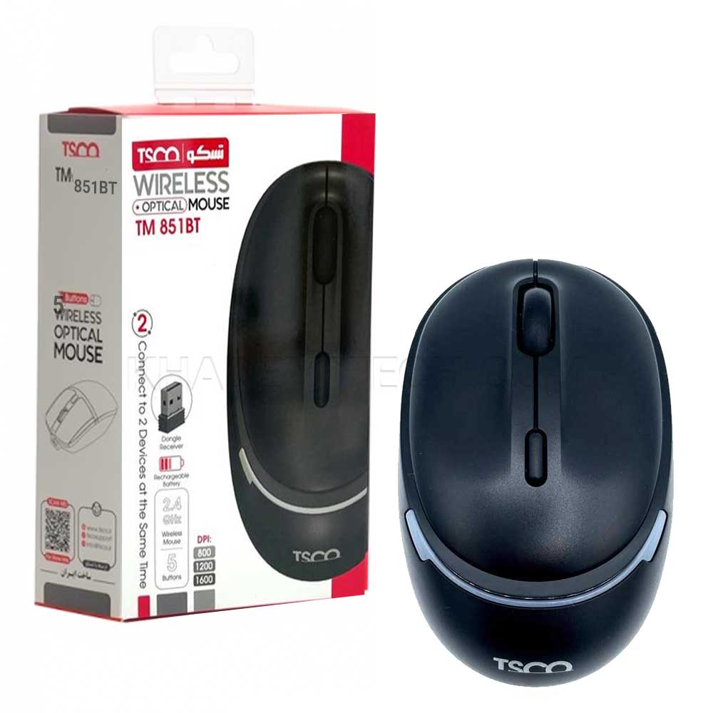 ماوس بی سیم تسکو مدل TM851BT