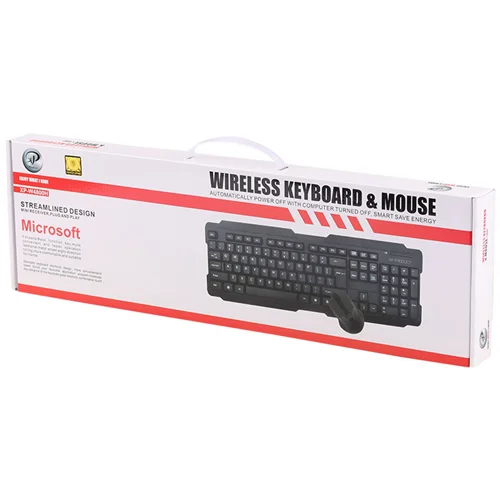 کیبورد و ماوس بی سیم ایکس پی پروادکت مدل XP-W4800 با حروف فارسی