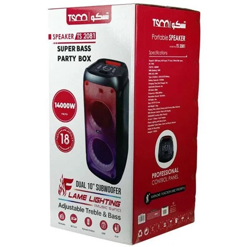 اسپیکر بلوتوثی تسکو مدل TS 2081