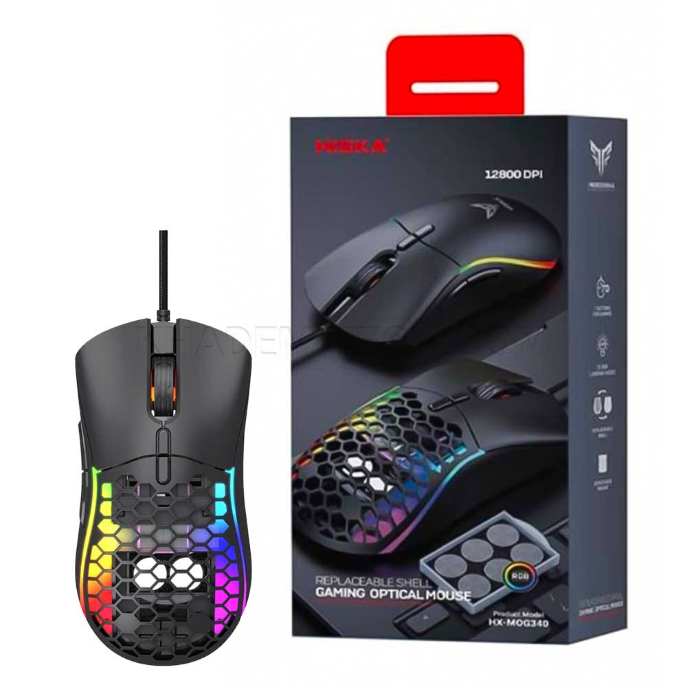 ماوس گیمینگ هیسکا مدل HX-MOG340 با سیم