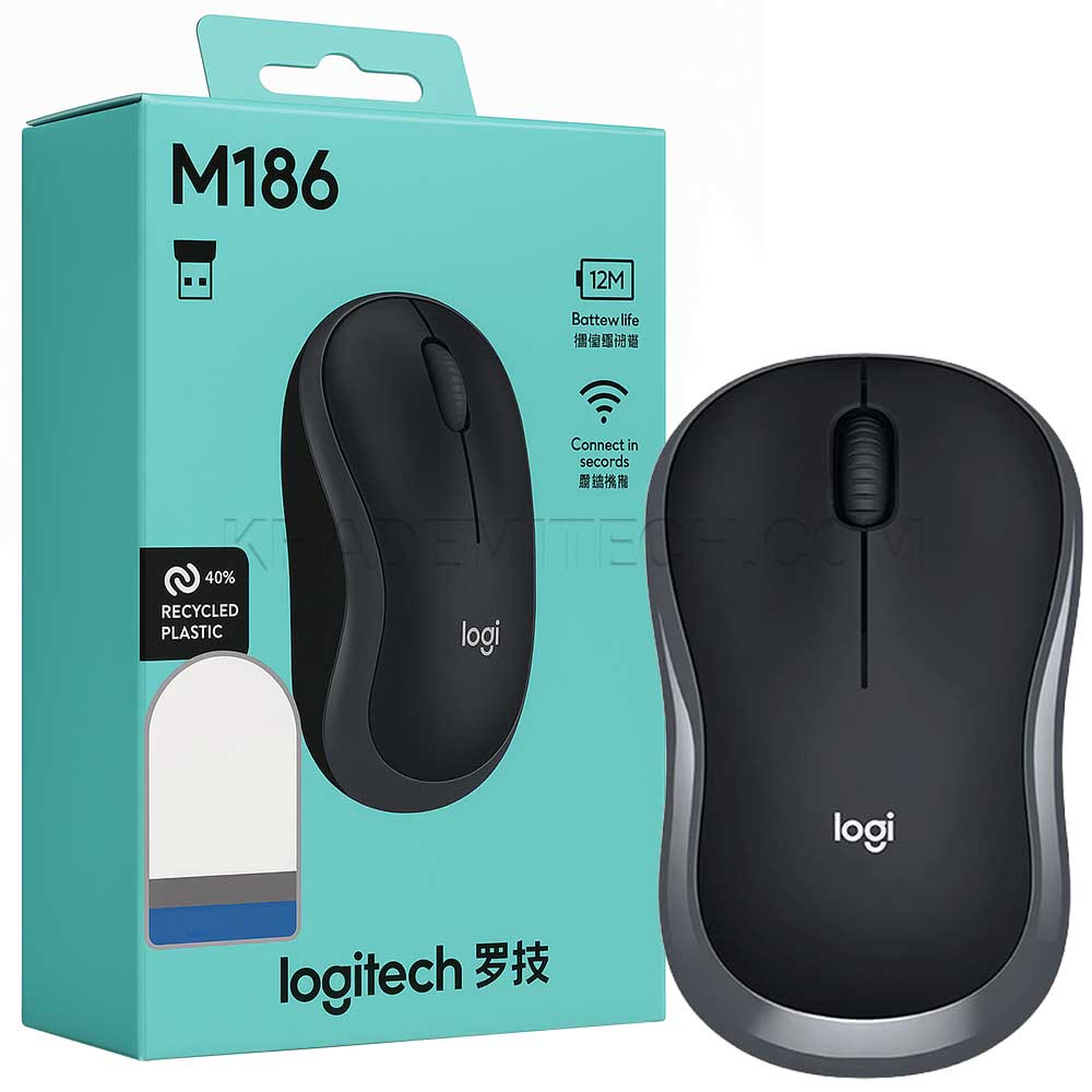 ماوس لاجیتک M186 بی سیم اصل