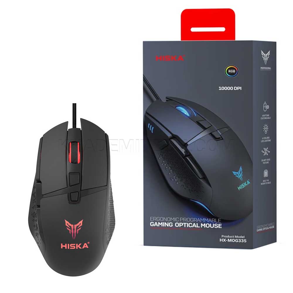 ماوس گیمینگ هیسکا مدل HX-MOG335 با سیم