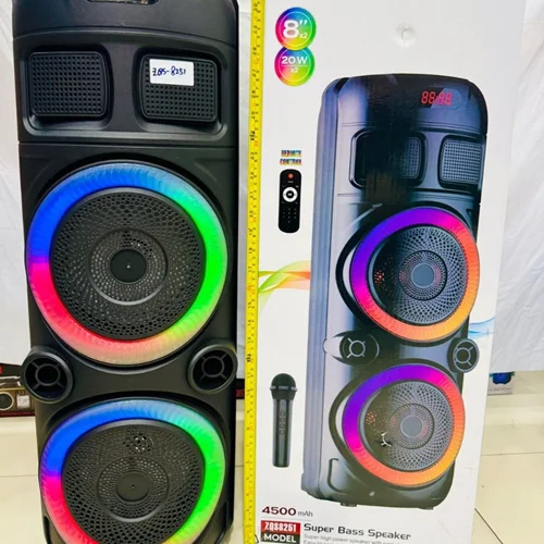 اسپیکر بلوتوثی ZQS 8251 قابل حمل با میکروفون و ریموت کنترل
