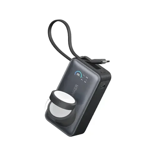 پاوربانک چندکاره انکر MagGo مدل A1657 ظرفیت 10000mAh - مشکی