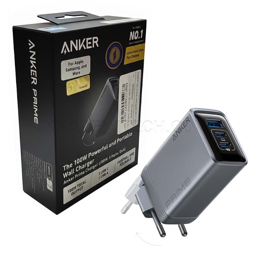 شارژر دیواری انکر 3 پورت 100 وات مدل A2688341