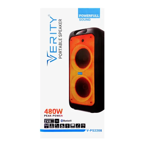 اسپیکر بلوتوثی قابل حمل وریتی مدل V-PS2208